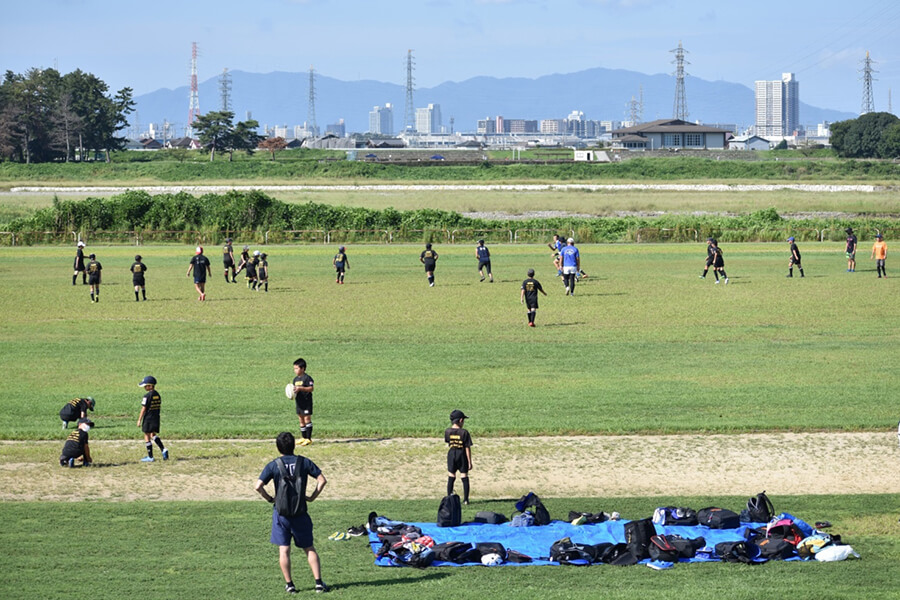 野洲市野洲川河川公園の画像