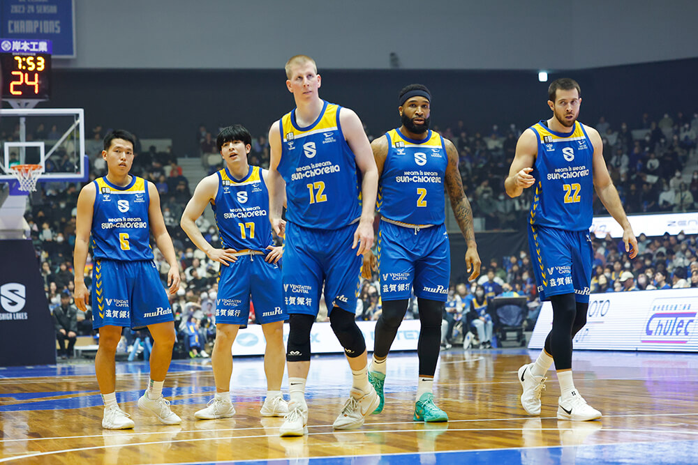 バスケットボールのBリーグで戦う滋賀のプロスポーツチームバスケットボール 滋賀レイクスのサムネイル画像