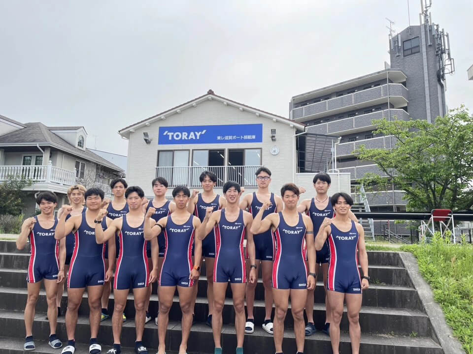 1949年に滋賀県・琵琶湖で創部した国内トップチームボート 東レ滋賀ボート部（とうれしがぼーとぶ）のサムネイル画像