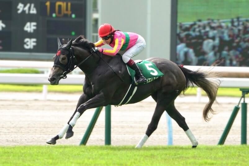 レース中の今村さん