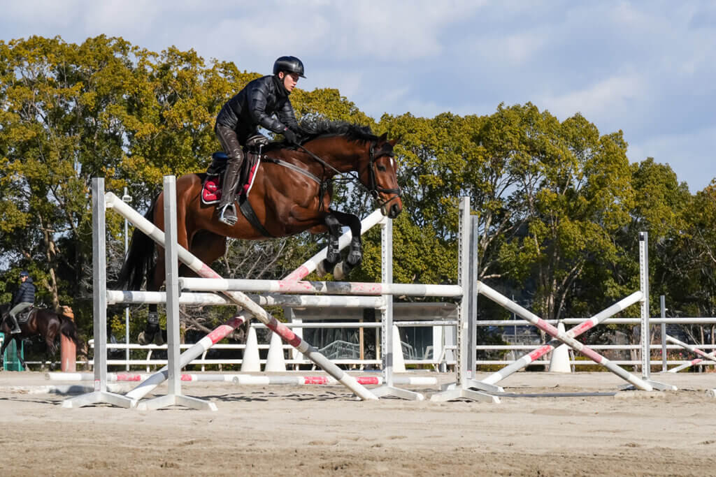 小牧選手 飛越
