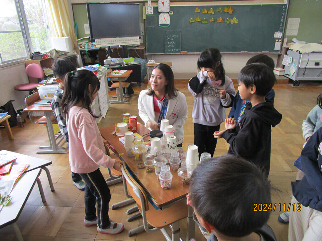 大橋悠依さん PTA研修会＆児童とのふれあい
