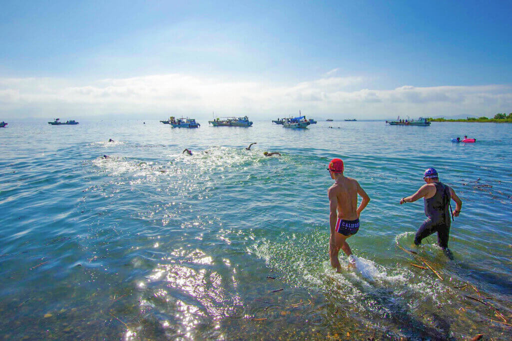 びわ湖横断リレー水泳大会