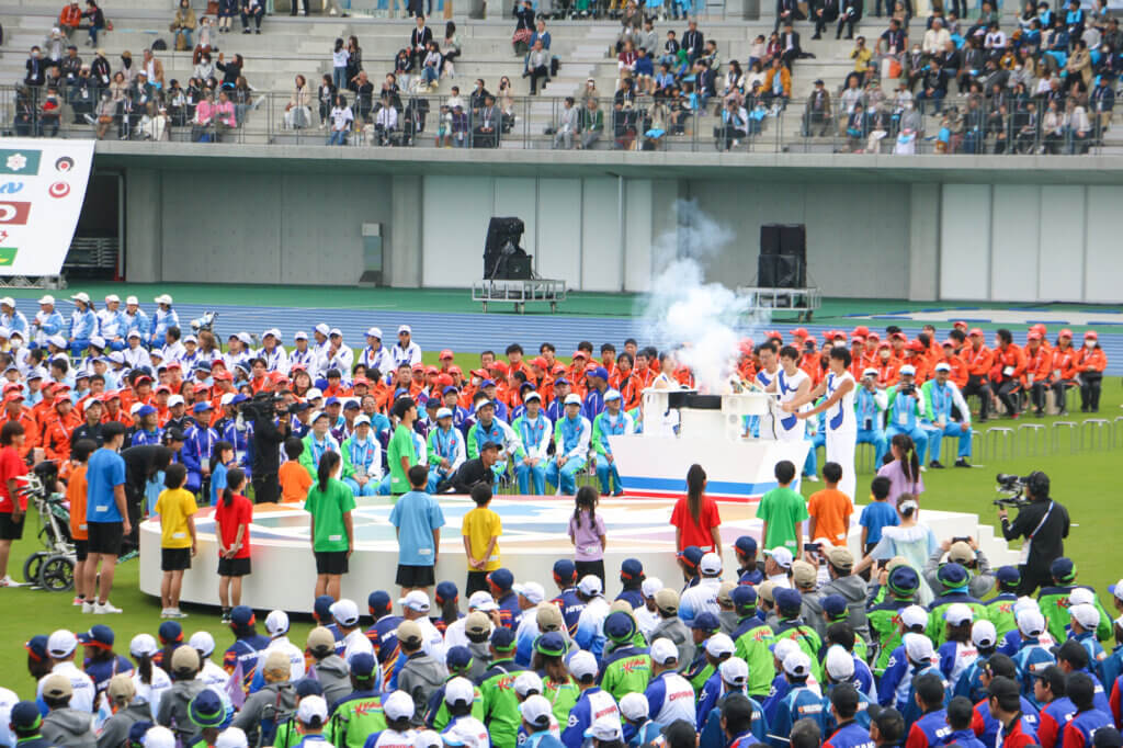 開会式炬火